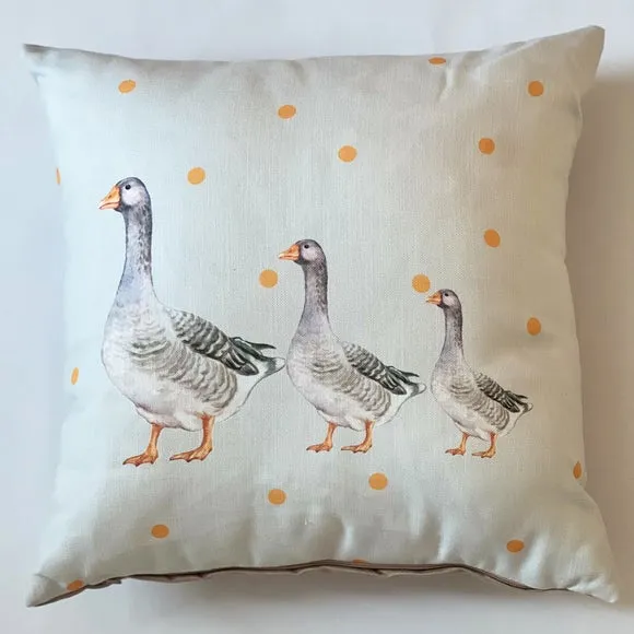 Daro Geese Farm Square Cushion 2
