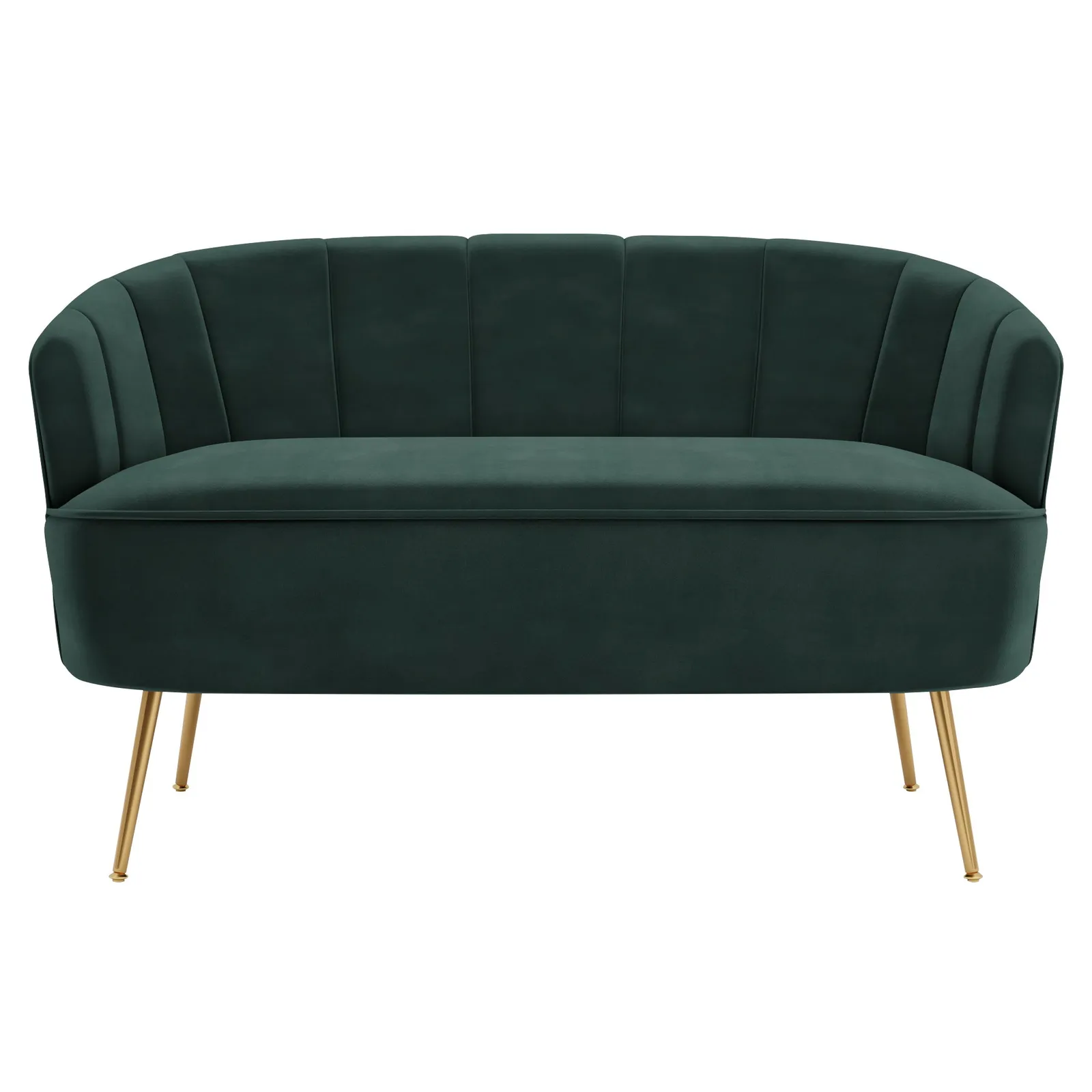 Matilda Velvet Two Seater Sofa Green