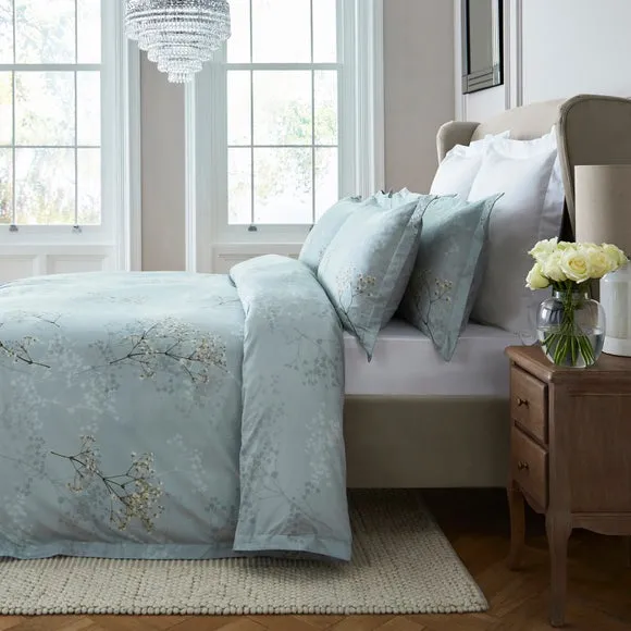 Dorma Gypsophilia Mineral 100% Cotton Duvet Cover & Pillowcase Set 4