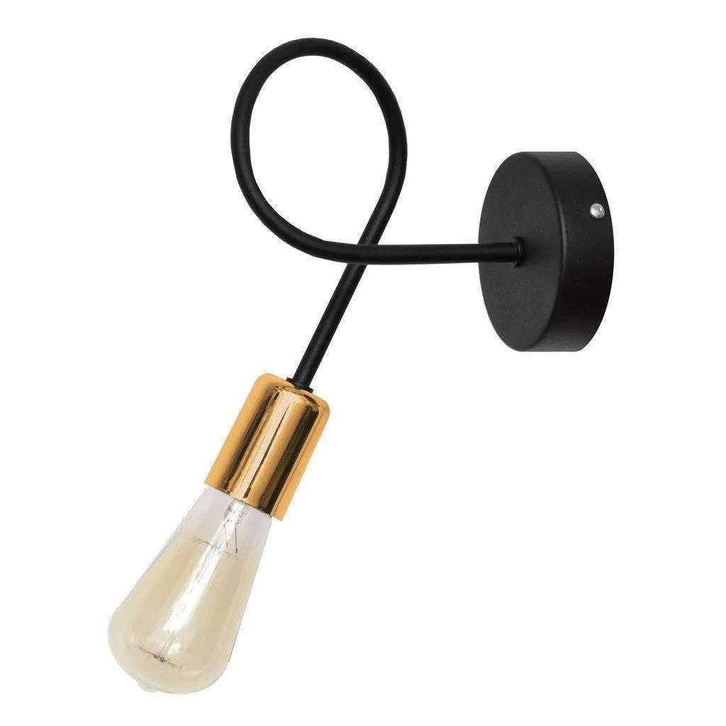 Netlighting Oxford Wall Lamp Black Copper 25cm
