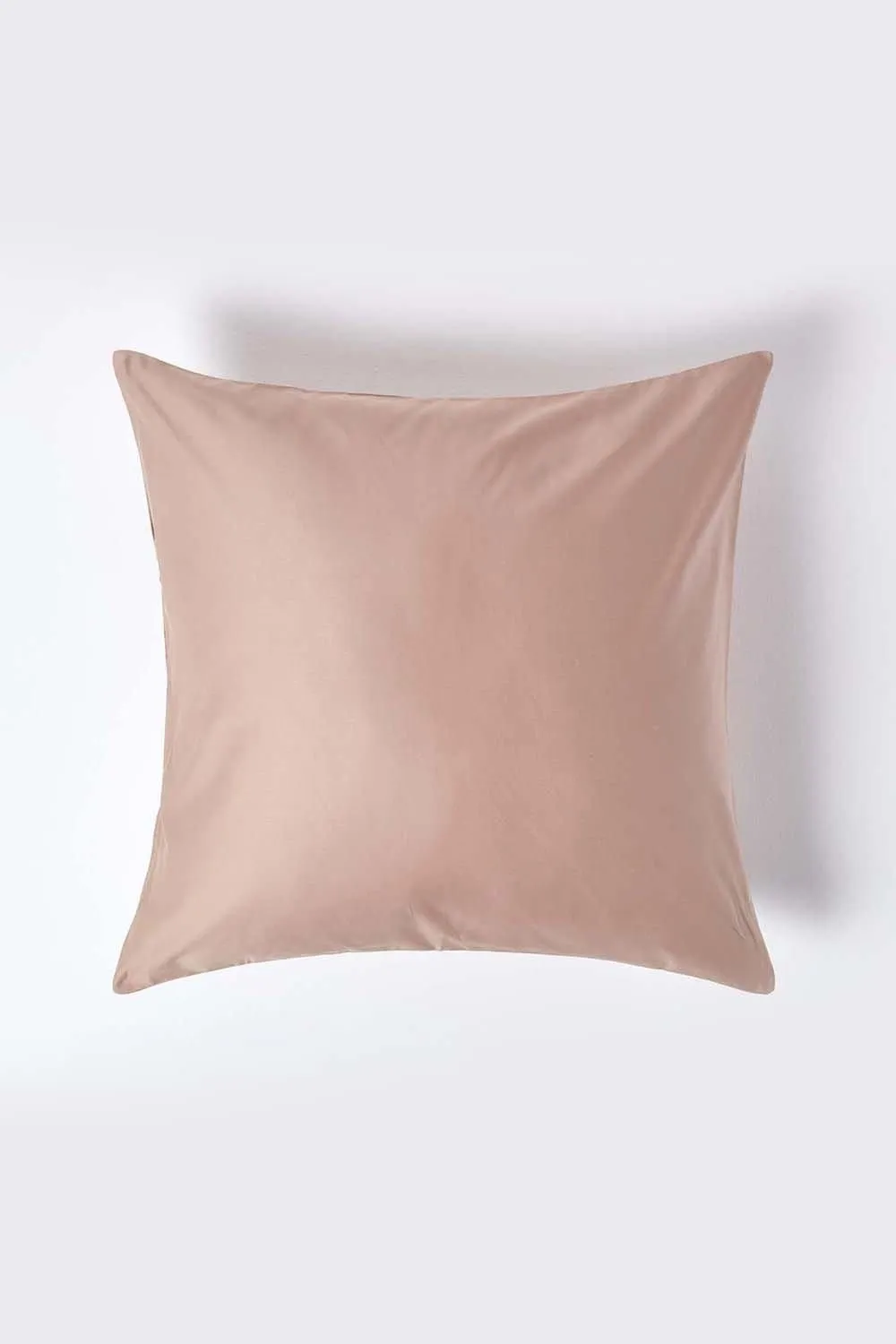 Homescapes Continental Egyptian Cotton Pillowcase 1000 TC, 60 x 60 cm in Beige 1