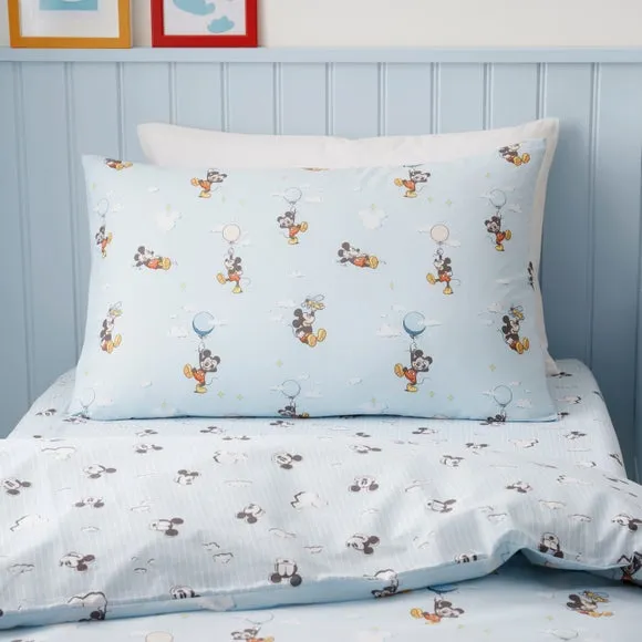 Disney Soft Skies Mickey Mouse Quilt Cover & Pillowcase Set 3