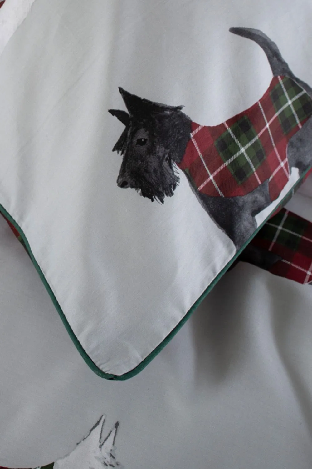 The Lyndon Company Hattie 100% Cotton Duvet Cover Set - Dog Print Bedding | Deyongs 1846 in Grey 4
