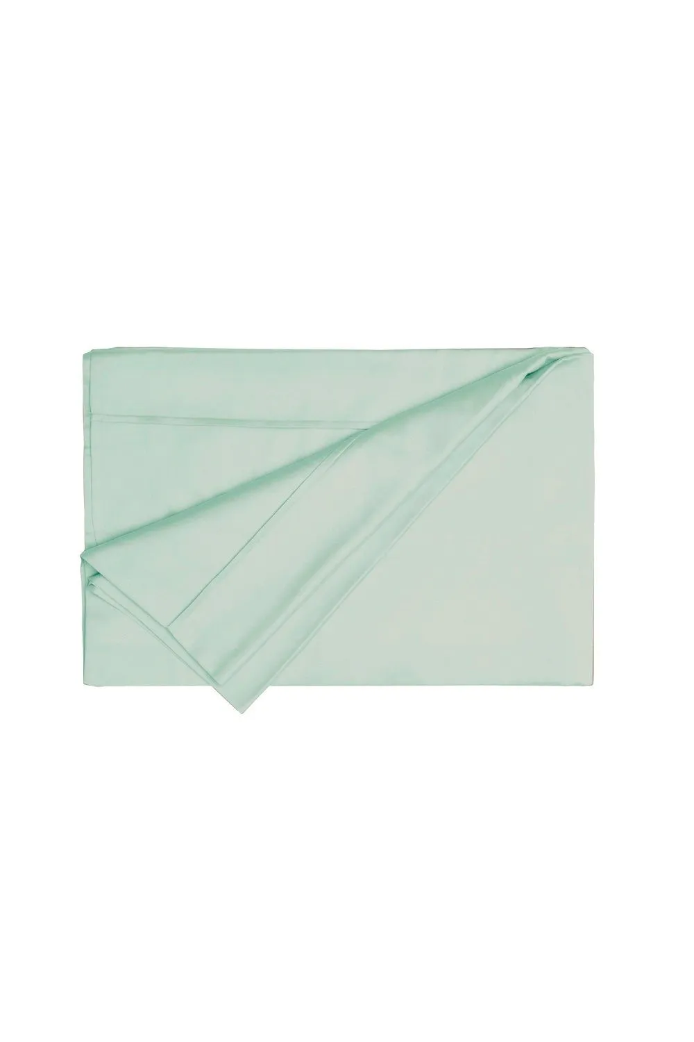 Belledorm Egyptian Cotton 200 Thread Count Flat Sheet in Light Green 1