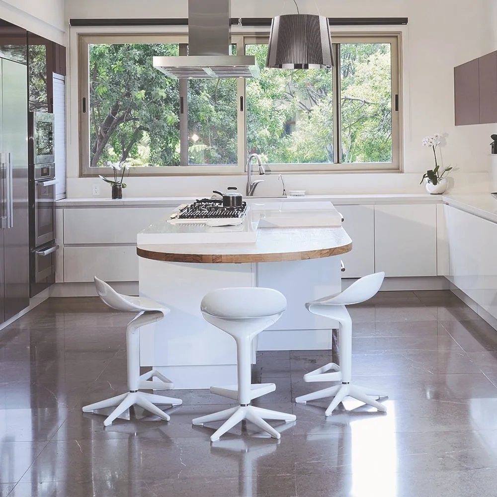 Kartell Spoon Bar Stool In White 4