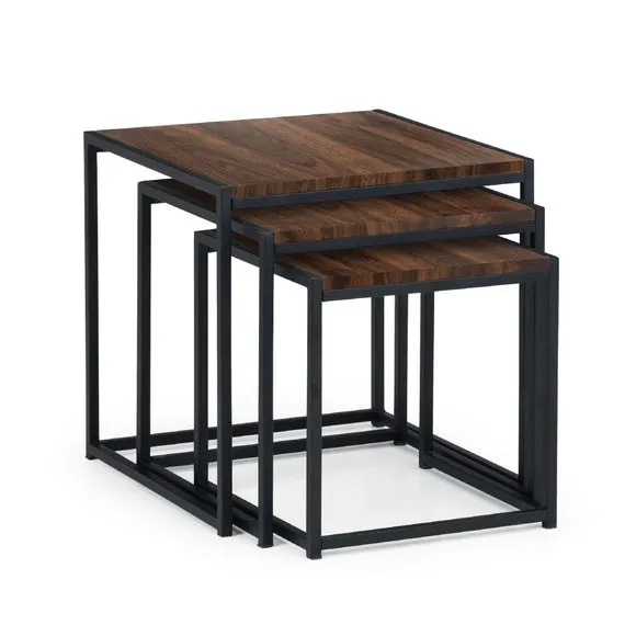 Tribeca Nest of 3 Tables, Walnut 2