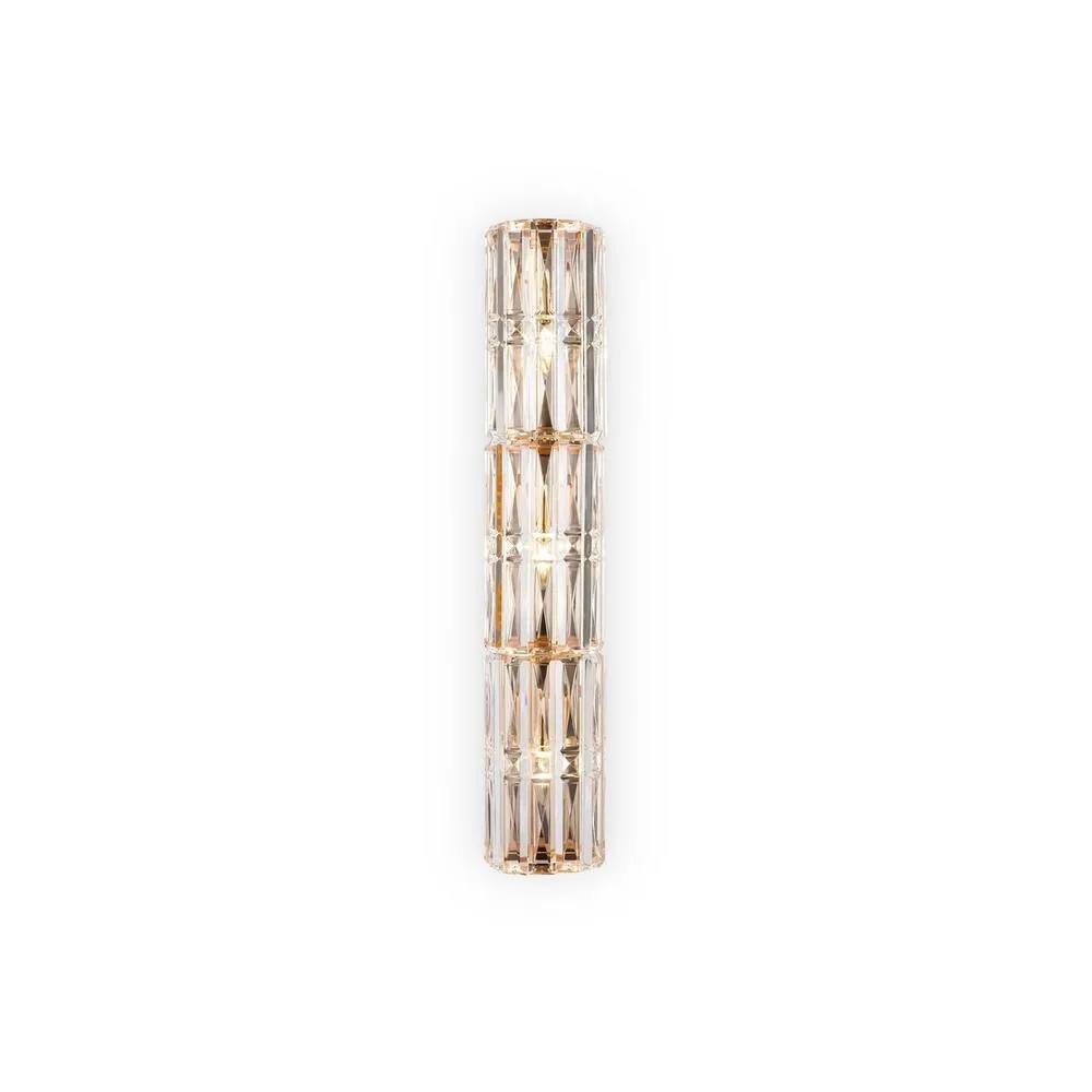 Netlighting Maytoni Facet Classic 3 Light Wall Lamp Gold E14