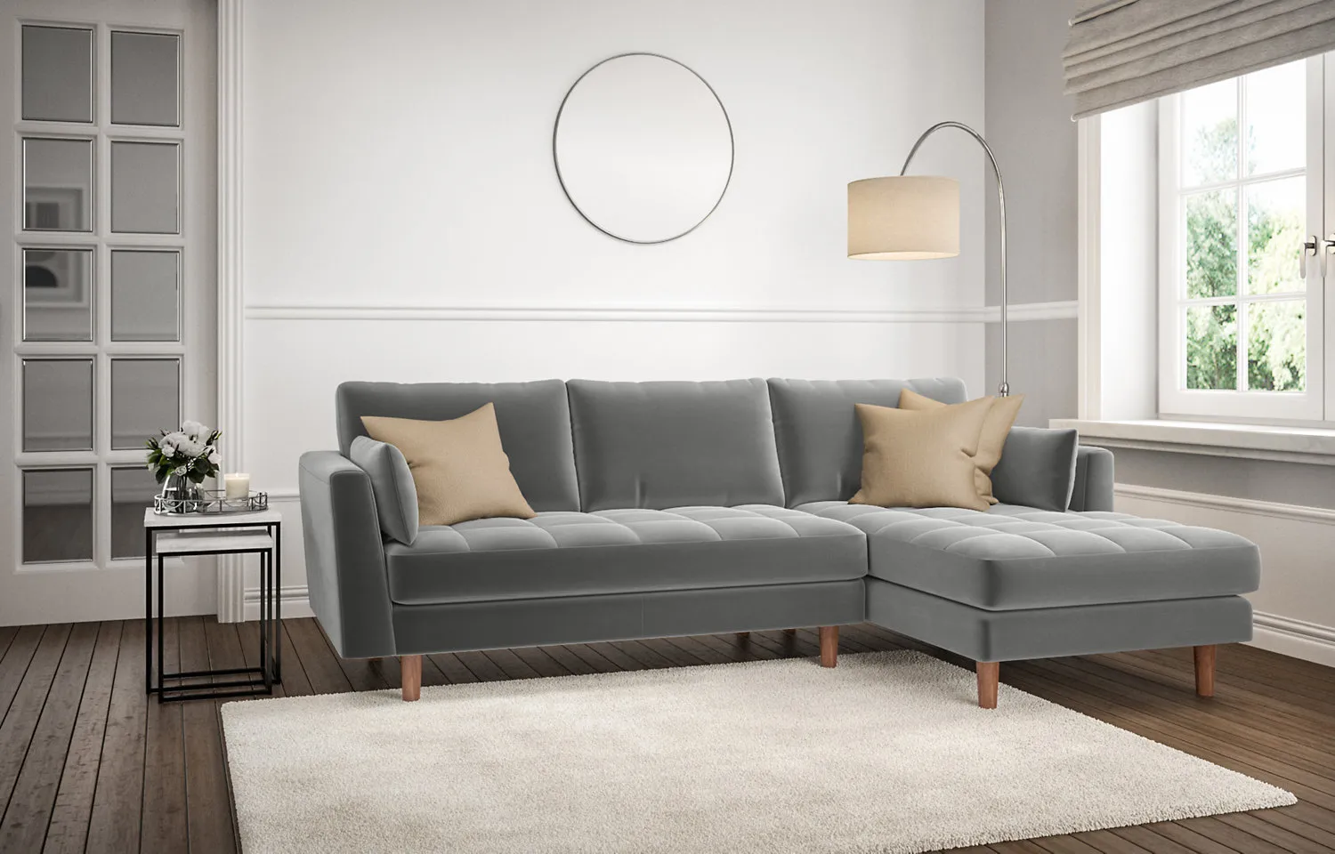 M&S Preston Chaise Sofa (Right-Hand)