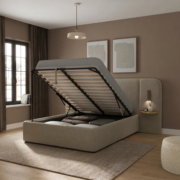 Frankie Chenille Ottoman Bed 2