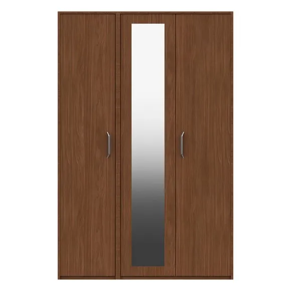 Florine Triple Wardrobe, Mirrored