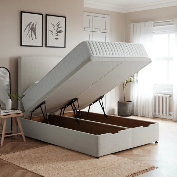 Luxury End of Bed Ottoman Bed Frame, Teddy Fabric 2