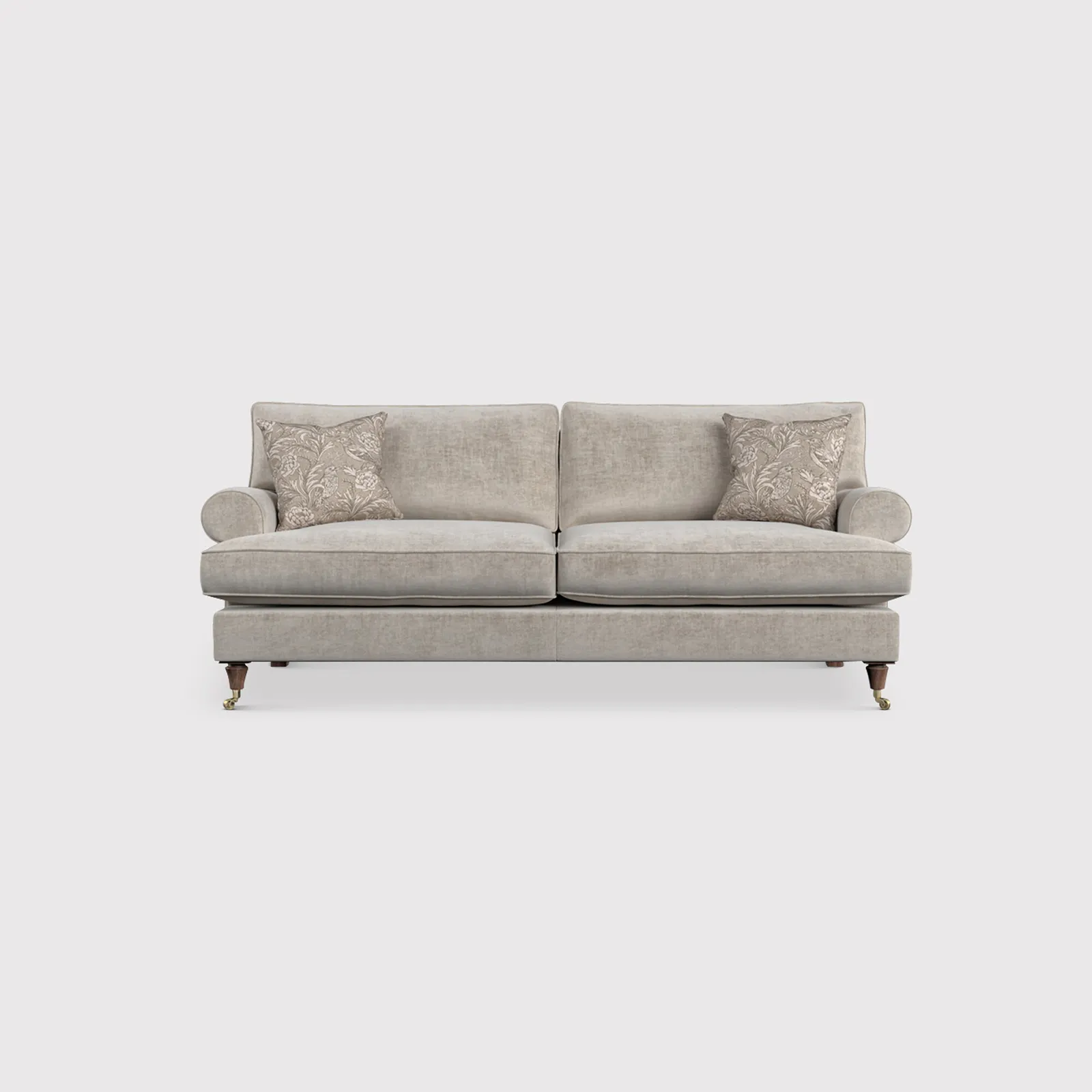 English Heritage Finch Medium Sofa Standard Back, Neutral Fabric | Barker & Stonehouse 1