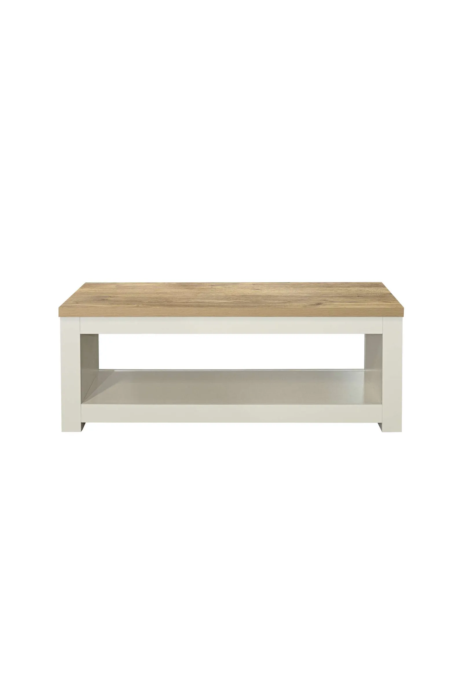 Birlea Coffee Table Highgate Rectangular Farmhouse Shabby Chic in Cream 4