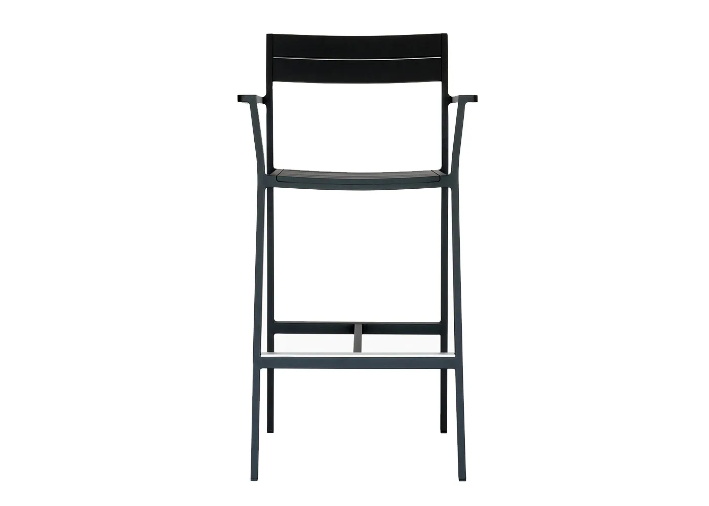 Case Eos Outdoor Counter Stool in Black
