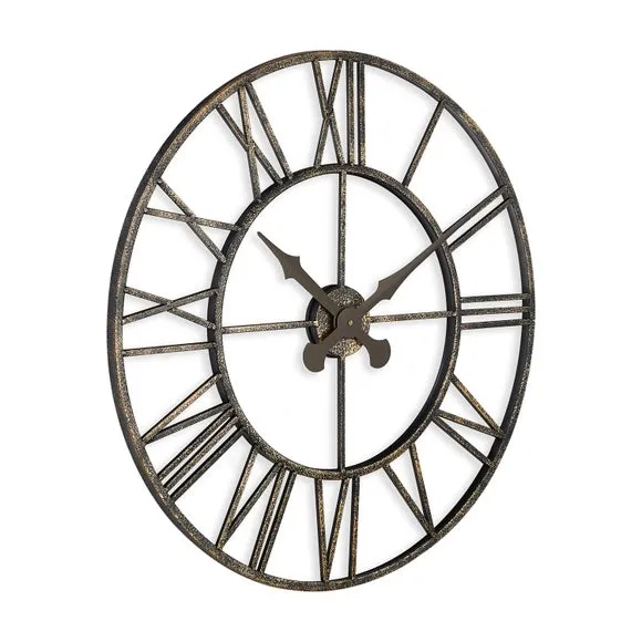 Vintage Skeleton Indoor Outdoor Wall Clock 2