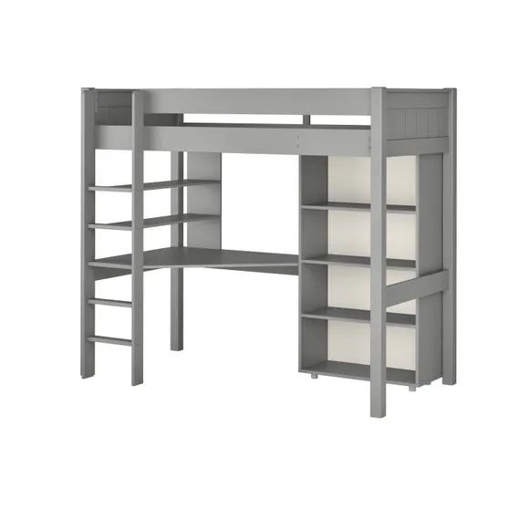 Classic Highsleeper with Desk and Bookcase 4