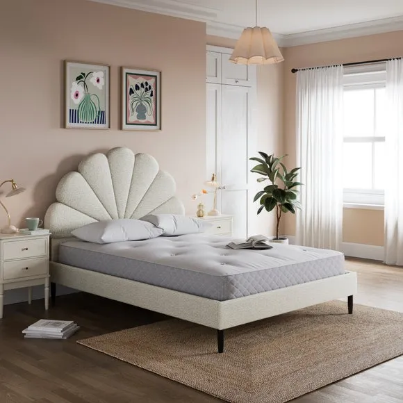 Boucle Petal Bed Frame