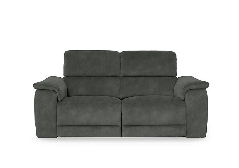 Genius Fabric 3 Seater Power Recliner Sofa with Power Headrests - Dexter Moss