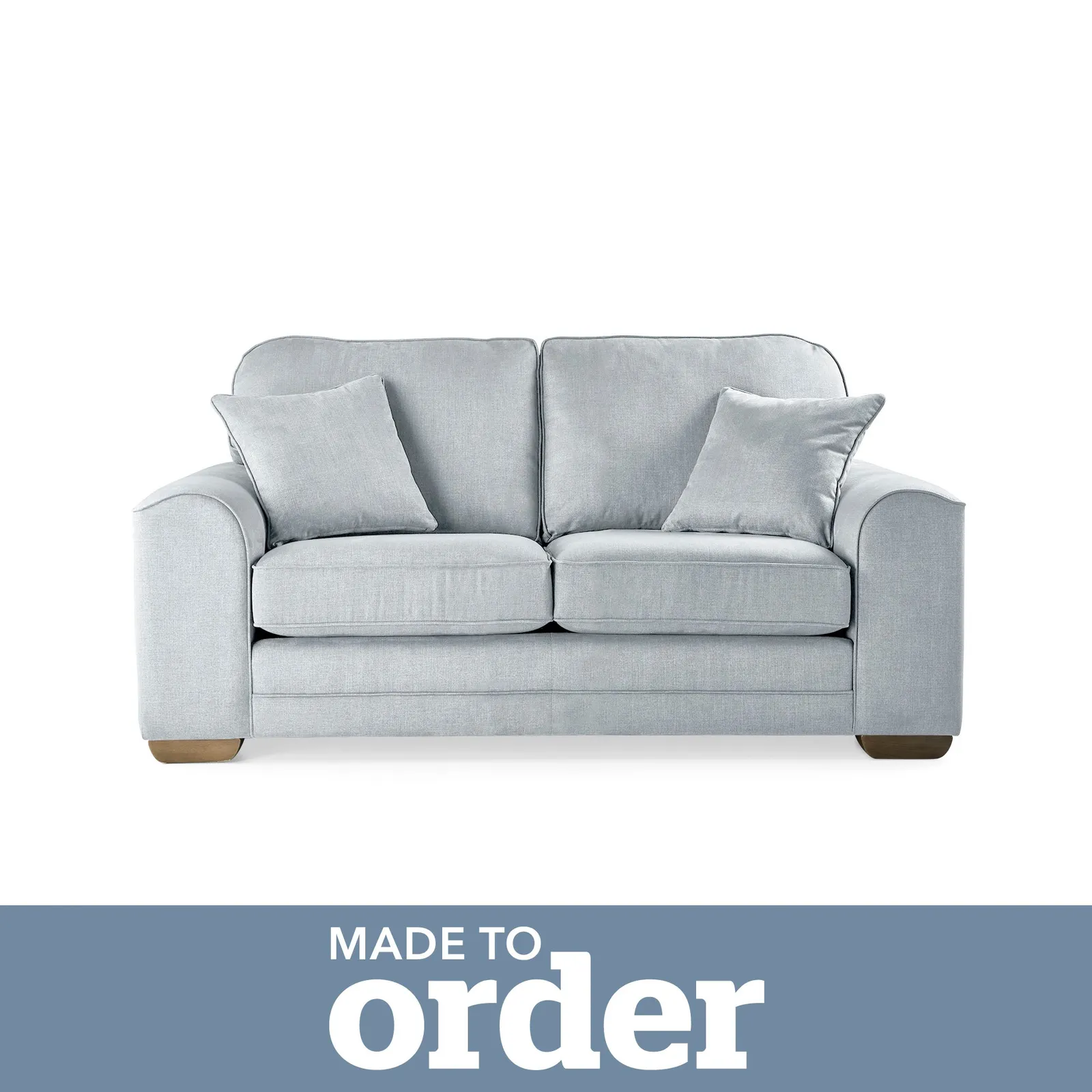 Morello 2 Seater Sofa Brushed Plain Fabric Brushed Plain Dew