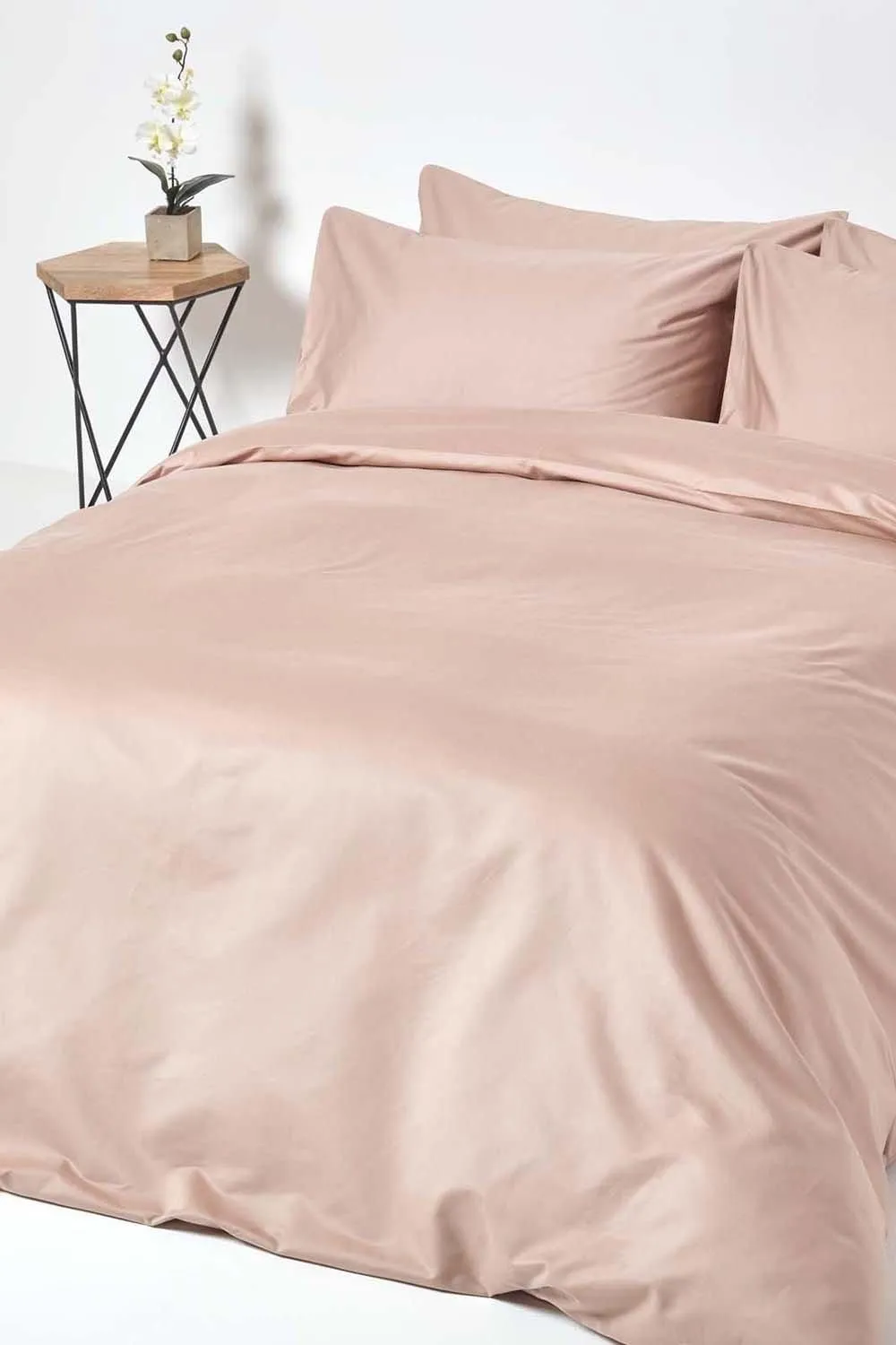 Homescapes Egyptian Cotton Flat Sheet 1000 Thread Count in Beige 4
