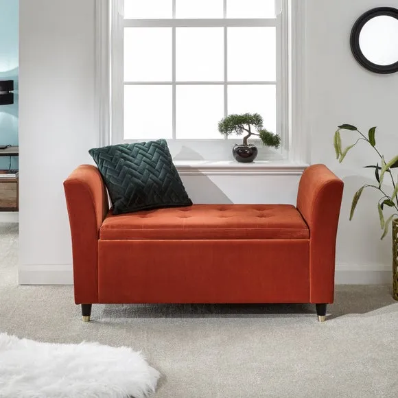 Genoa Window Seat, Chenille 1