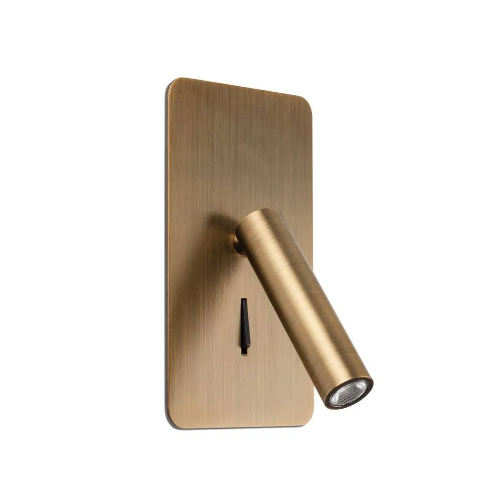 Netlighting Suau Integrated LED Reading Light Wall Light Bronze 3000K