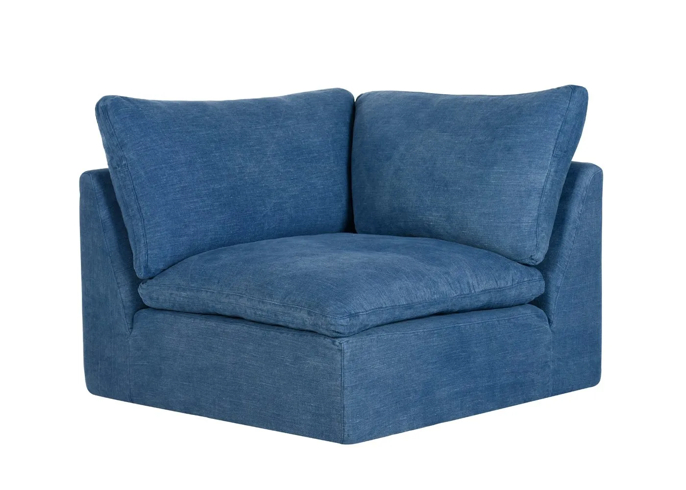 Timothy Oulton Noble Souls Nest Corner Seat Sofa Old Loom Ocean