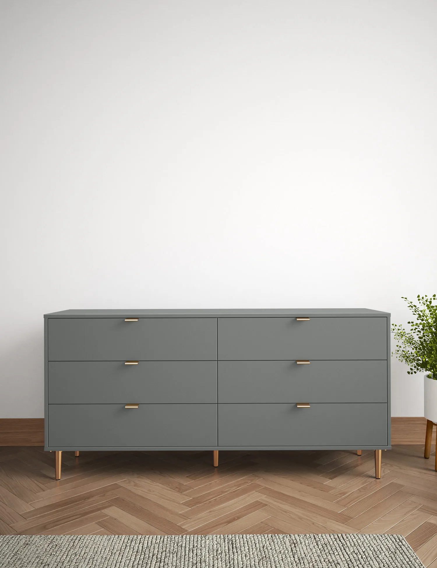 M&S Quinn Wide 6 Drawer Chest