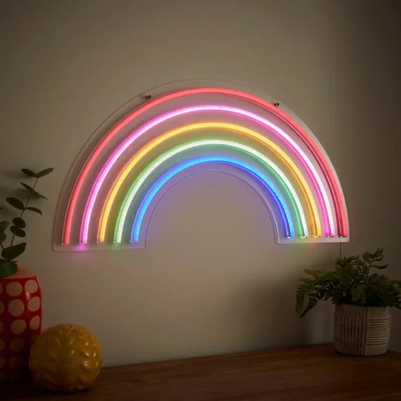 Rainbow Neon Sign 2
