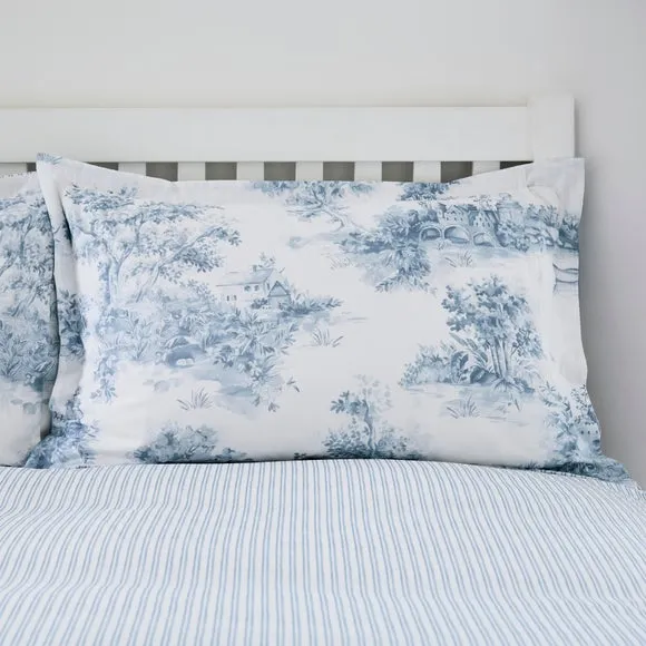 Toile Scene 100% Cotton Oxford Pillowcase