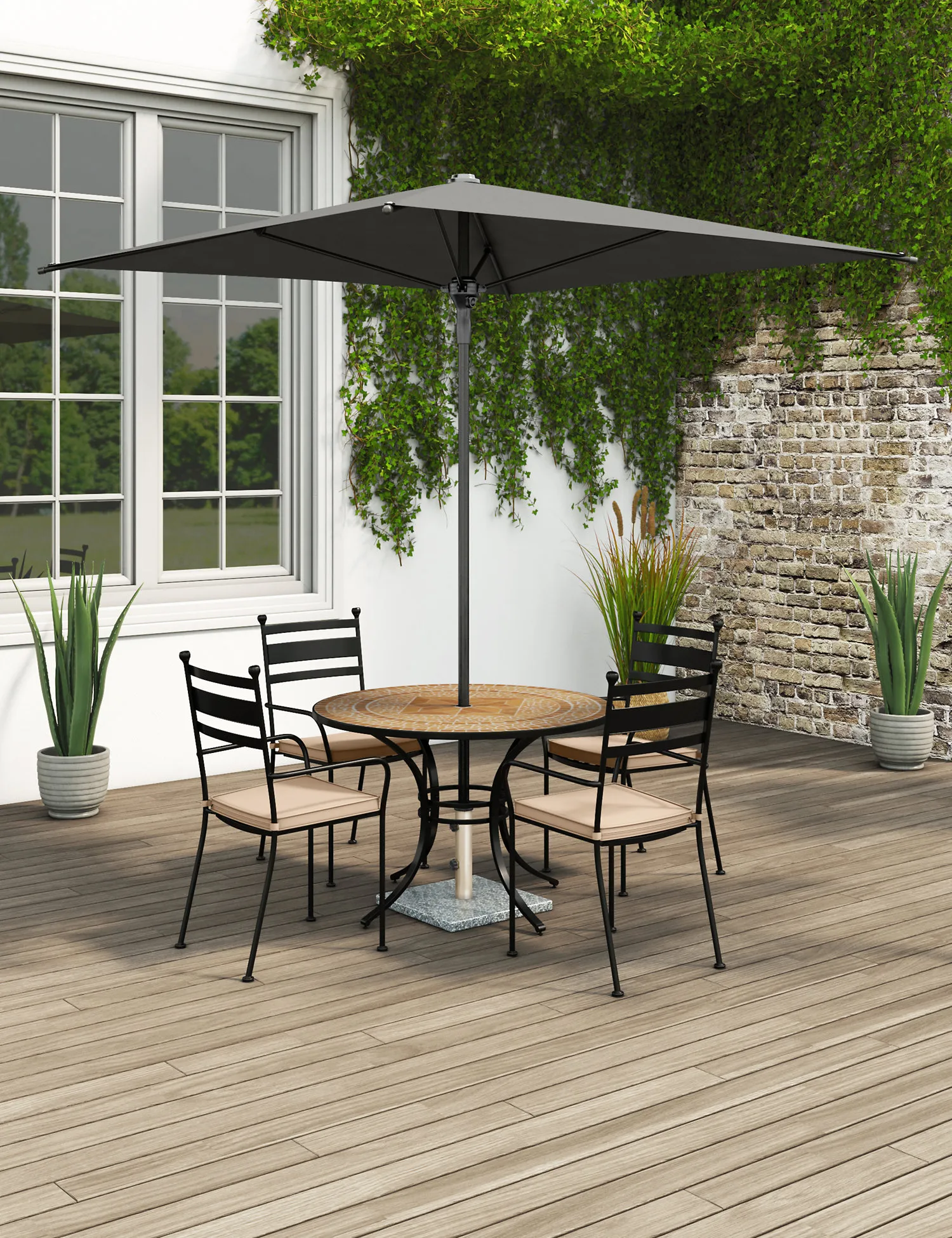 M&S Square Parasol