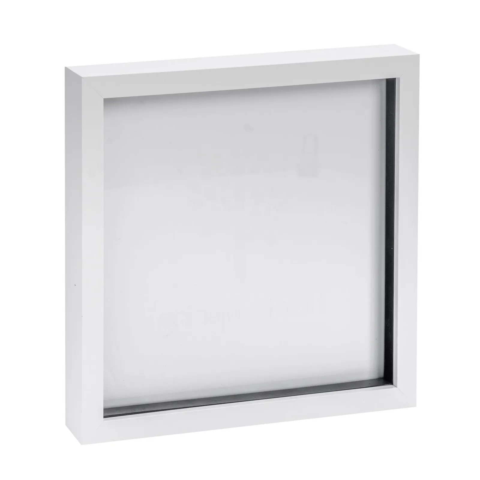 Nicola Spring 10x10" 3D Box Photo Frame in White 1