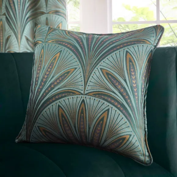 Nouveau Fan Pencil Pleat Curtains 6