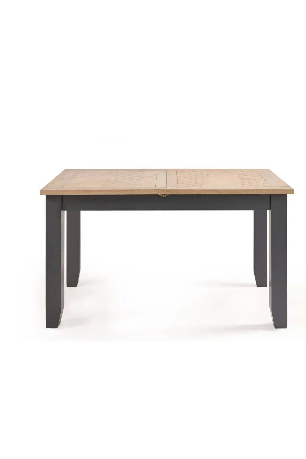 Julian Bowen Bordeaux Rectangular Extending 4-6 Seater Dining Table in Dark Grey 5