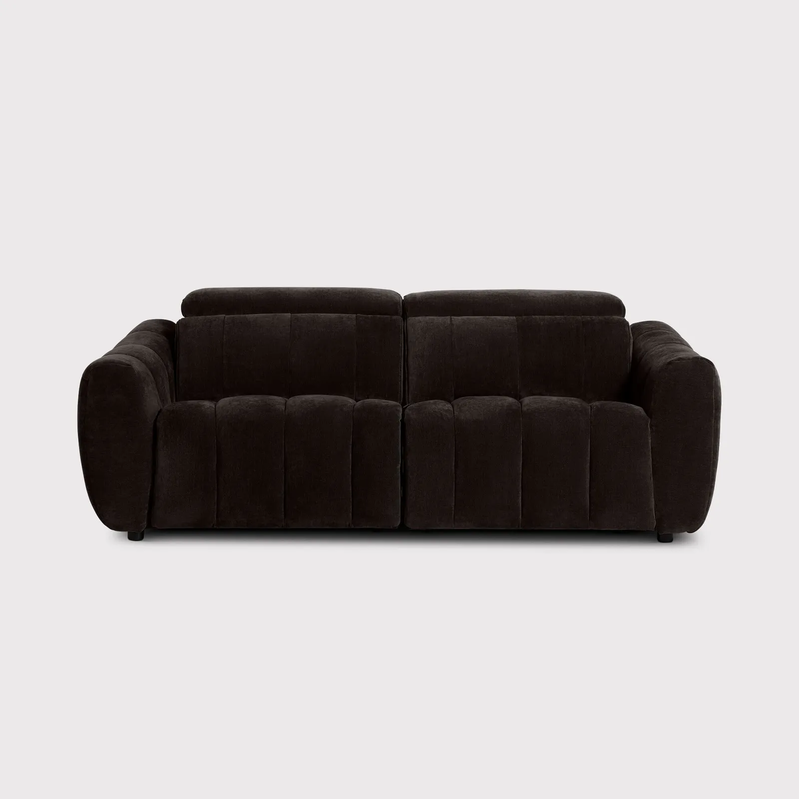Montgomery 2.5 Power Seater & Headrest, Brown Fabric | Barker & Stonehouse 1