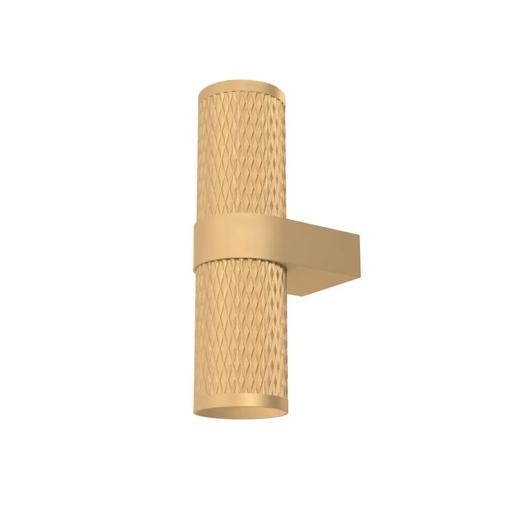 Netlighting Focus Design Up & Down Wall Lamp Matte Gold 2xGU10
