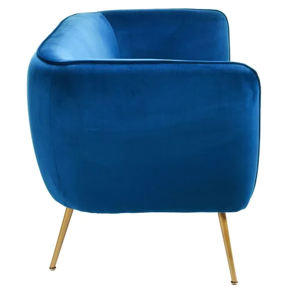 Lucca Velvet Sofa 5