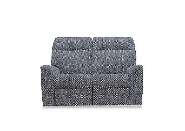 Hudson 23 Fabric 2 Seater Recliner Sofa with Headrests and Power Lumbar - Metric Navy
