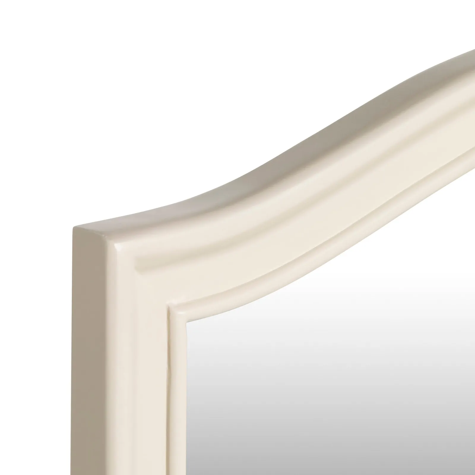Calista Gallery Mirror, Square, White Wood | Barker & Stonehouse 6