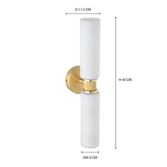Roan 2 Light Bathroom Wall Light 5