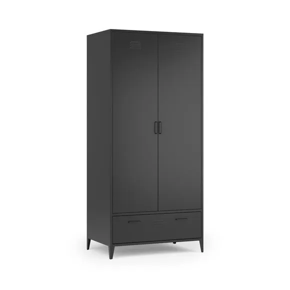 Helga Metal Double Wardrobe 6