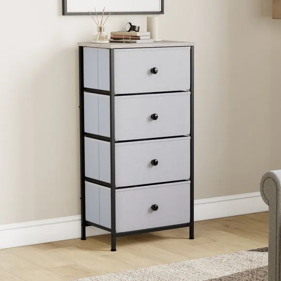 Maye 4 Drawer Fabric Chest