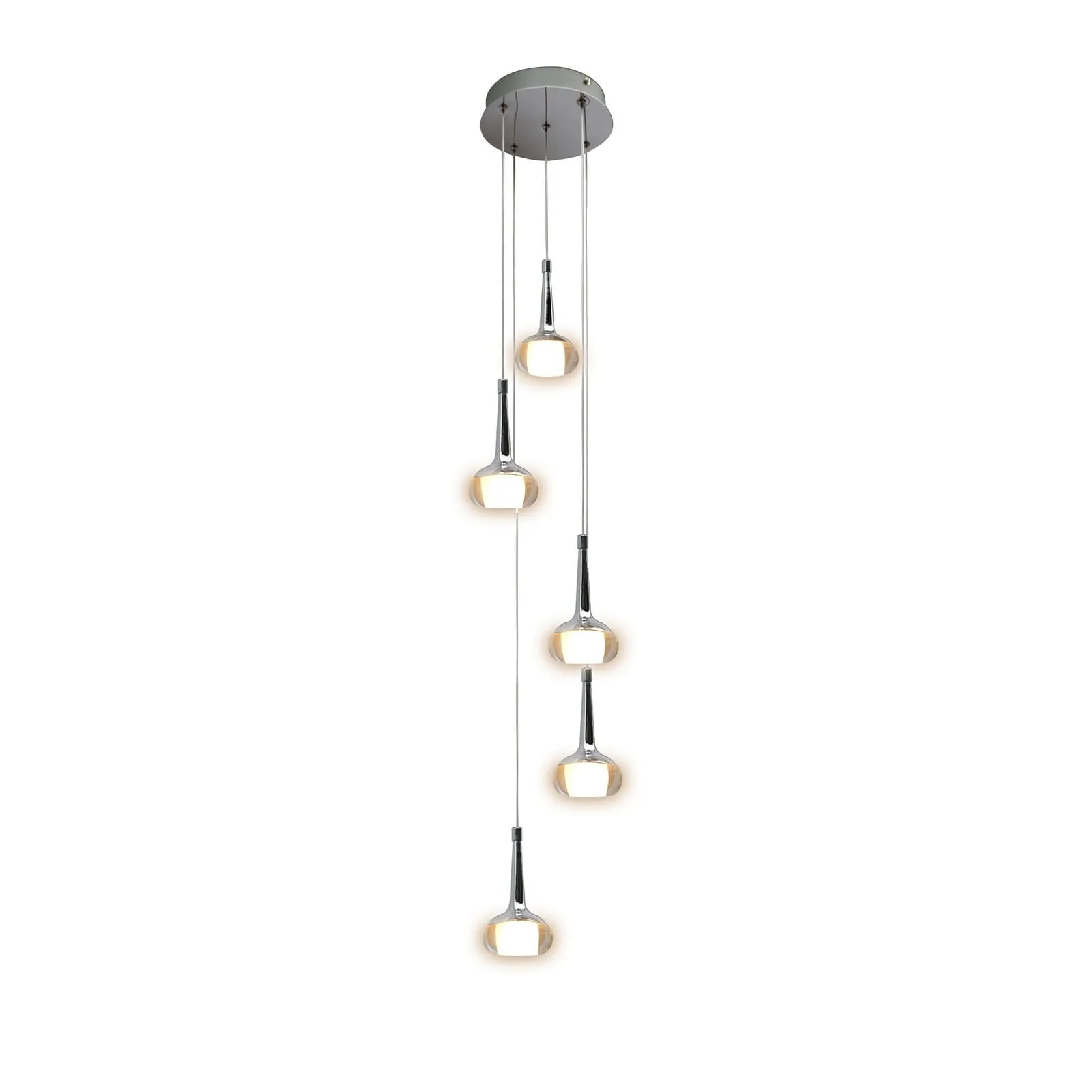 Brunswick Integrated LED 5 Light Cluster Light