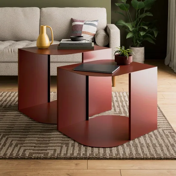 Edwin Metal Nesting Coffee Tables 1