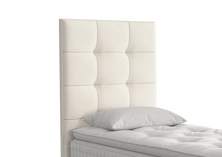 Langdon Floor Standing Headboard - Single - Gem Cream