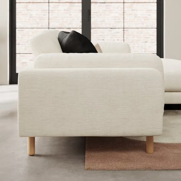 Newton Chunky Tonal Weave Corner Chaise 2