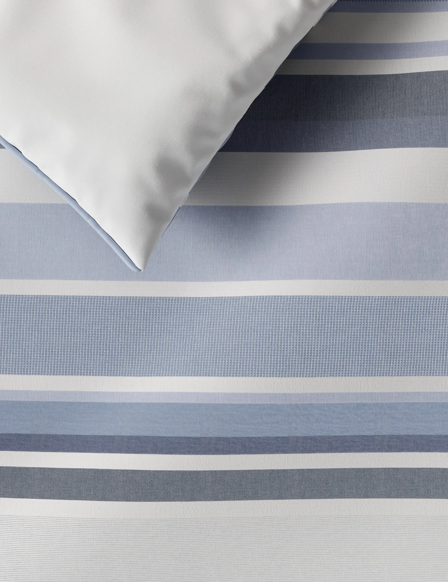 M&S Pure Cotton Striped Bedding Set