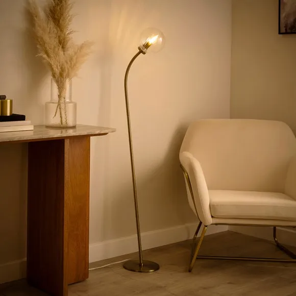 Luxe Ribbed LED Floor Lamp 2