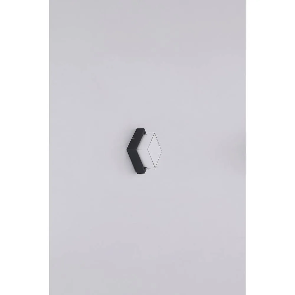 Netlighting Jalla Outdoor Modern Wall Lamp Anthracite IP54 LED 3000K in Grey 6