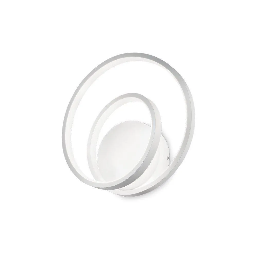 Netlighting Oz LED Decorative Swirl Integrated LED Wall Light White 3000K